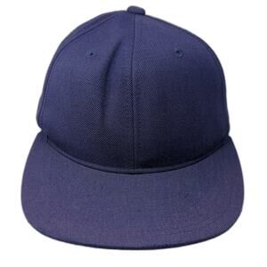 Abi Fitted Baseball Cap Blue 7 1/8 Outdoor Vented Holes 6 Panel Blank